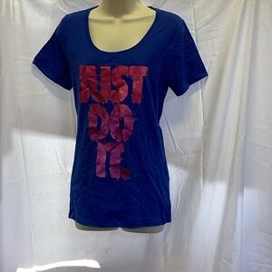 Nike Blue “Just Do It.” T-Shirt